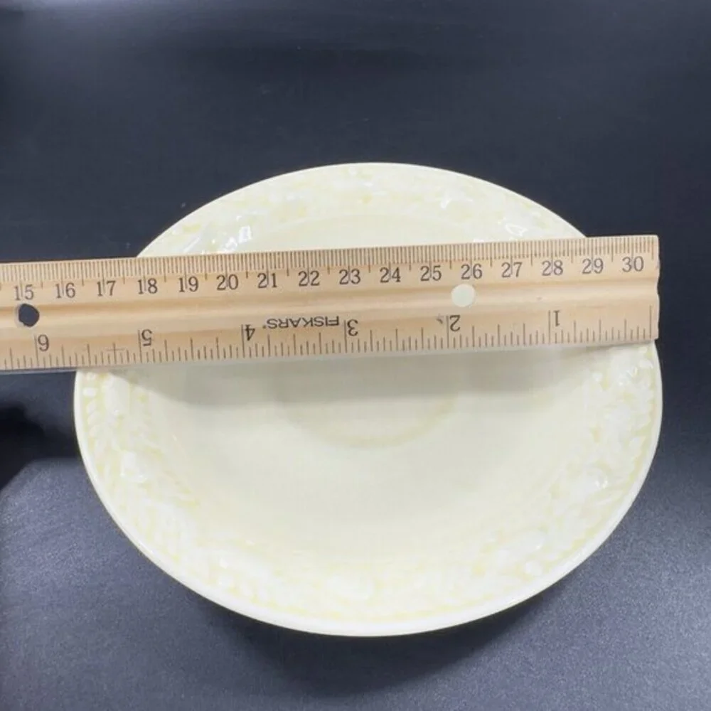 Antique Adams Titian Ware Royal Ivory Della‎ Robbia Teacup Saucer Set Porcelain